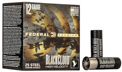Fed Black Cloud HV 12Ga 3 1-1/8Oz #2 25